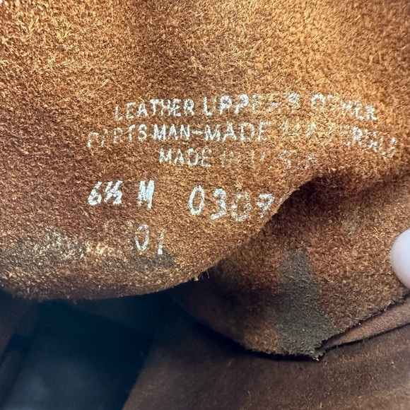 Abilene cowboy boots 6.5 brown black leather western kiltie lace up Prairie Y2k - Picture 12 of 14